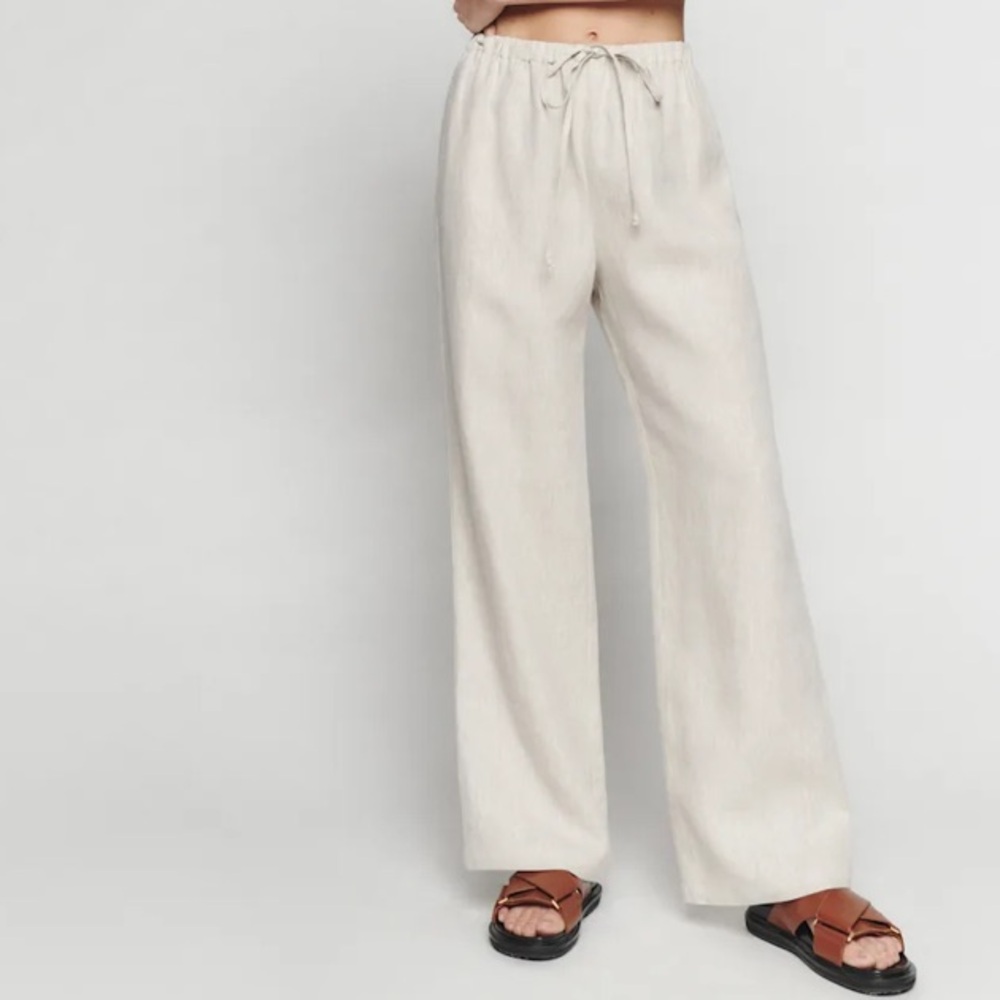 Olina Linen Pant Reformation